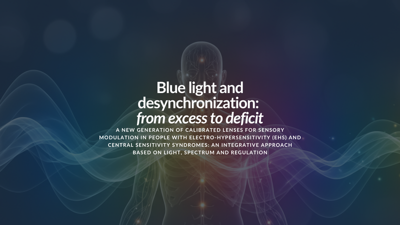 Blue light and desynchronization: from excess to deficit